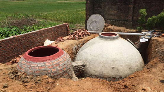 hầm biogas composite trong xử lý chất thải hiệu quả